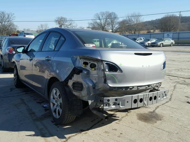 JM1BL1UF5C1514476 - 2012 MAZDA 3 I SILVER photo 3