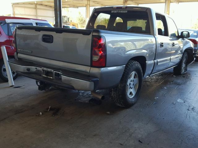 2GCEC13T761180535 - 2006 CHEVROLET SILVERADO SILVER photo 4