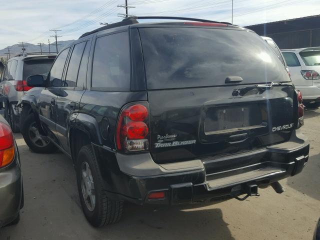 1GNDS13S942353207 - 2004 CHEVROLET TRAILBLAZE BLACK photo 3