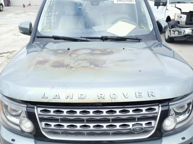 SALAB2V61FA750218 - 2015 LAND ROVER LR4 BASE Gri fotoğraf 9