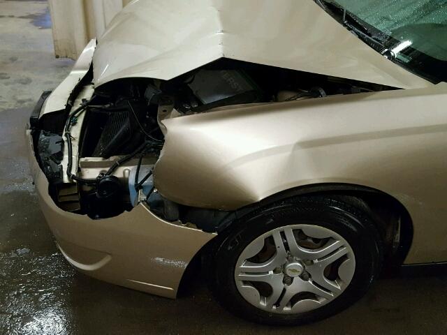 1G1ZS57F57F267059 - 2007 CHEVROLET MALIBU LS 金色 照片 10