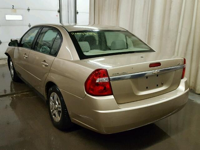 1G1ZS57F57F267059 - 2007 CHEVROLET MALIBU LS 金色 照片 3