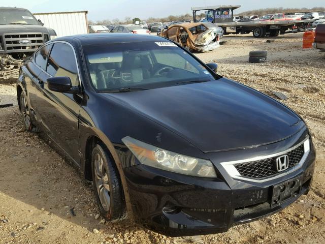 1HGCS12828A015039 - 2008 HONDA ACCORD EXL BLACK photo 1