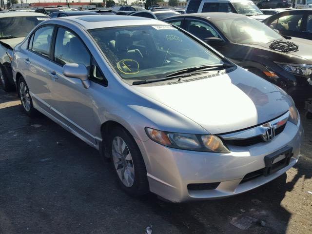 19XFA16939E026034 - 2009 HONDA CIVIC EXL SILVER photo 1