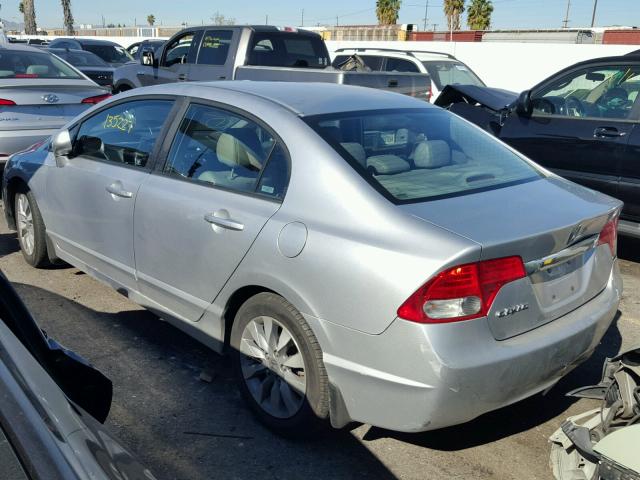 19XFA16939E026034 - 2009 HONDA CIVIC EXL SILVER photo 3