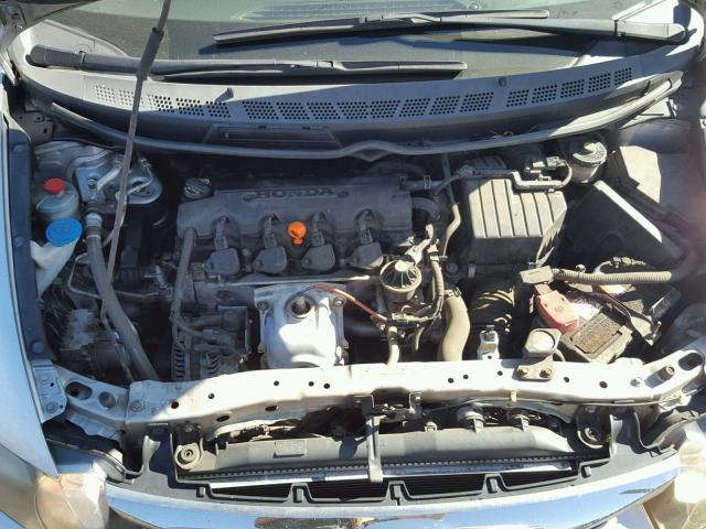 19XFA16939E026034 - 2009 HONDA CIVIC EXL SILVER photo 7