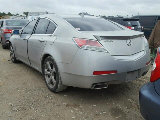 19UUA8F56AA010416 - 2010 ACURA TL SILVER photo 3