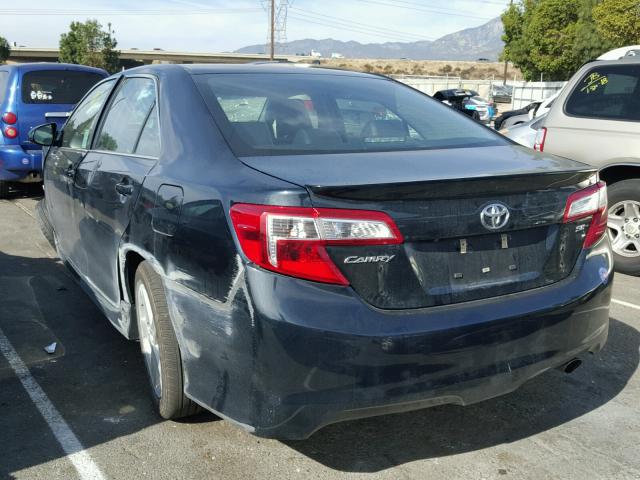 4T1BF1FK5EU848358 - 2014 TOYOTA CAMRY L BLUE photo 3