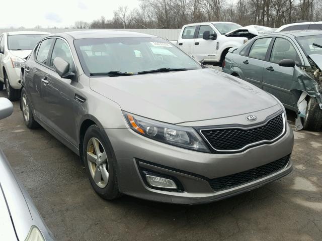 5XXGM4A72EG282993 - 2014 KIA OPTIMA LX GRAY photo 1