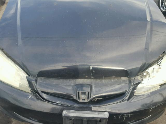 2HGES16594H617988 - 2004 HONDA CIVIC LX BLACK photo 7