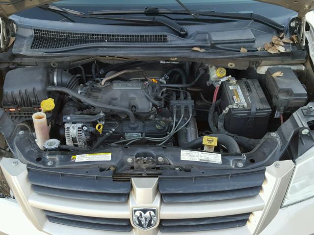 2D8HN54P48R145599 - 2008 DODGE GRAND CARA GOLD photo 7