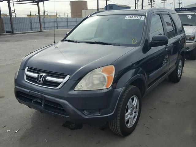 JHLRD788X3C037612 - 2003 HONDA CR-V EX BLACK photo 2