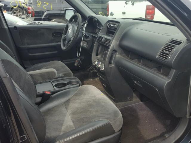 JHLRD788X3C037612 - 2003 HONDA CR-V EX BLACK photo 5