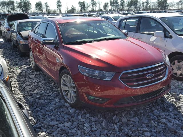 1FAHP2F89FG133000 - 2015 FORD TAURUS LIM BURGUNDY photo 1