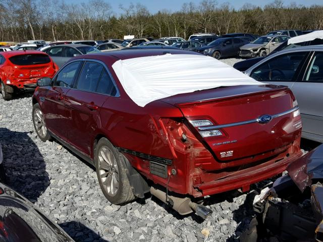 1FAHP2F89FG133000 - 2015 FORD TAURUS LIM BURGUNDY photo 3