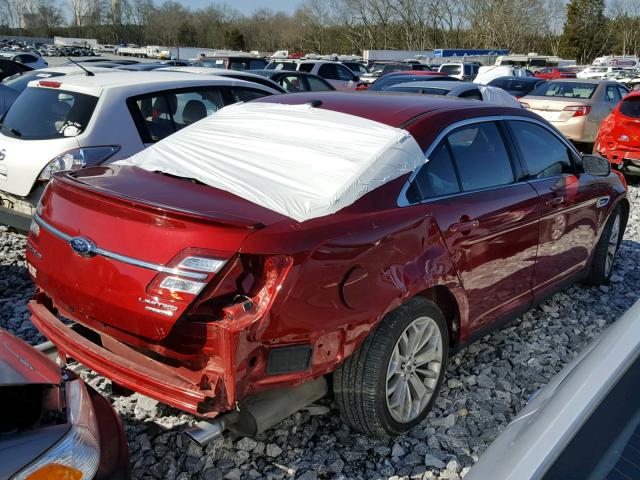 1FAHP2F89FG133000 - 2015 FORD TAURUS LIM BURGUNDY photo 4