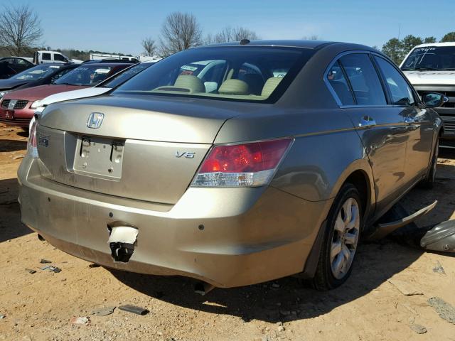 1HGCP36858A035101 - 2008 HONDA ACCORD EXL GOLD photo 4