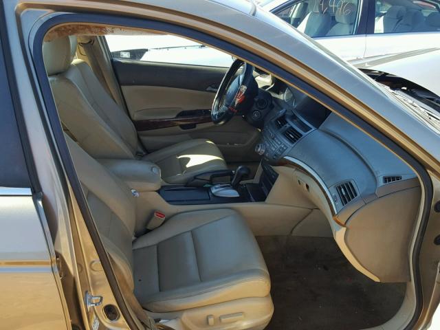 1HGCP36858A035101 - 2008 HONDA ACCORD EXL GOLD photo 5