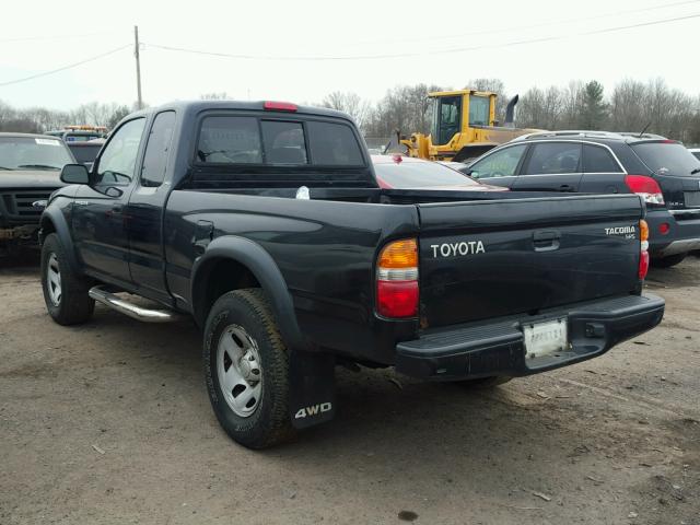 5TEWM72N03Z240332 - 2003 TOYOTA TACOMA XTR BLACK photo 3