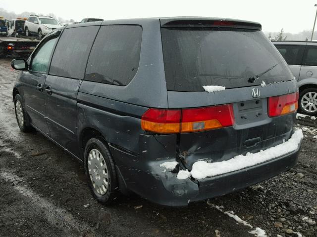 5FNRL18513B108444 - 2003 HONDA ODYSSEY LX GRAY photo 3