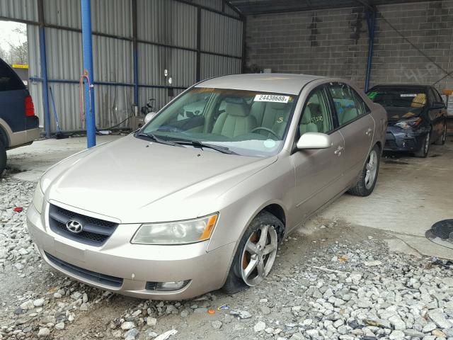 5NPEU46F07H251028 - 2007 HYUNDAI SONATA SE GOLD photo 2