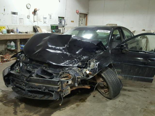 1G2WR52112F208900 - 2002 PONTIAC GRAND PRIX BLACK photo 2