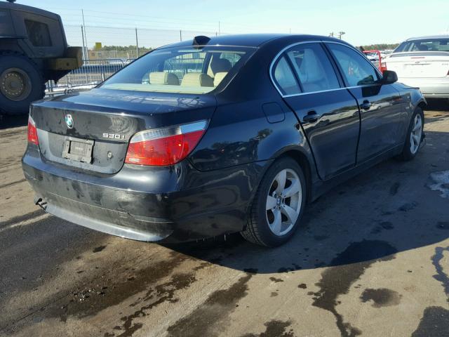 WBANA73584B063907 - 2004 BMW 530 I BLACK photo 4