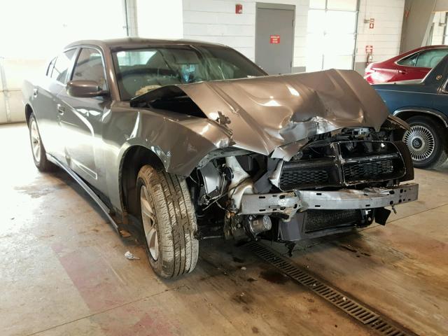 2B3CL3CG3BH544040 - 2011 DODGE CHARGER GRAY photo 1