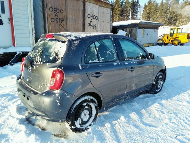 3N1CK3CP6GL241689 - 2016 NISSAN MICRA GRAY photo 4