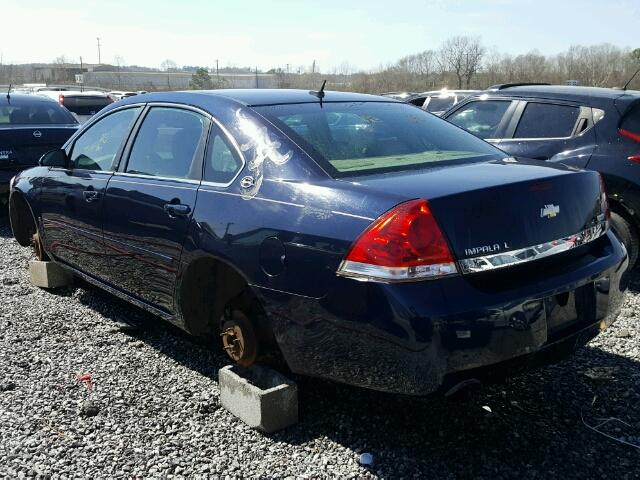 2G1WC583089165909 - 2008 CHEVROLET IMPALA 蓝色 照片 3