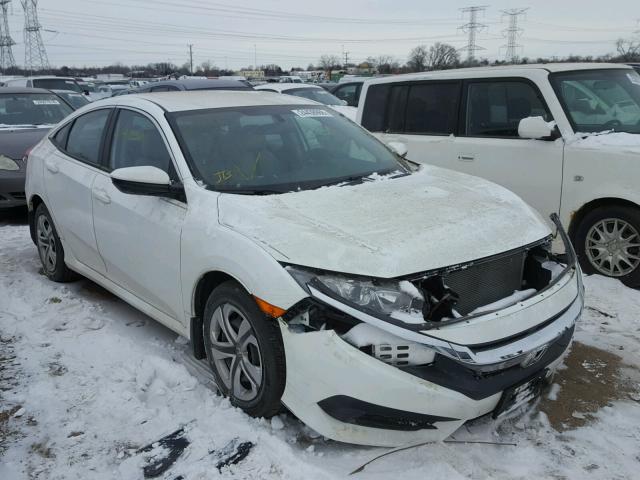 19XFC2F5XGE026350 - 2016 HONDA CIVIC LX WHITE photo 1