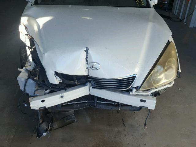 JTHBA30GX65151121 - 2006 LEXUS ES 330 WHITE photo 7