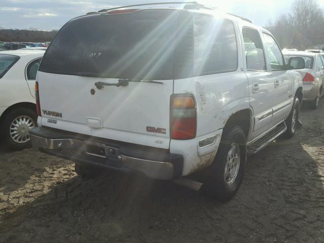 1GKEK13T2YJ160970 - 2000 GMC YUKON WHITE photo 4