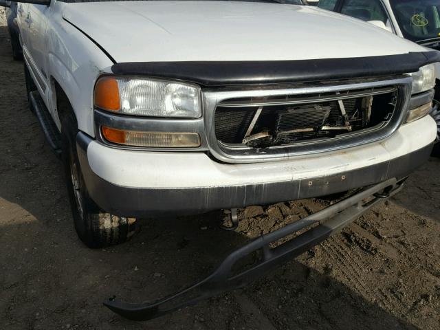 1GKEK13T2YJ160970 - 2000 GMC YUKON WHITE photo 9