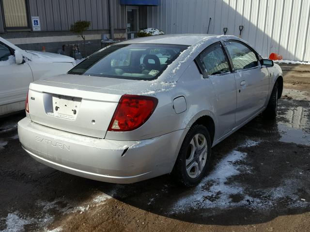 1G8AW12F14Z224707 - 2004 SATURN ION LEVEL SILVER photo 4