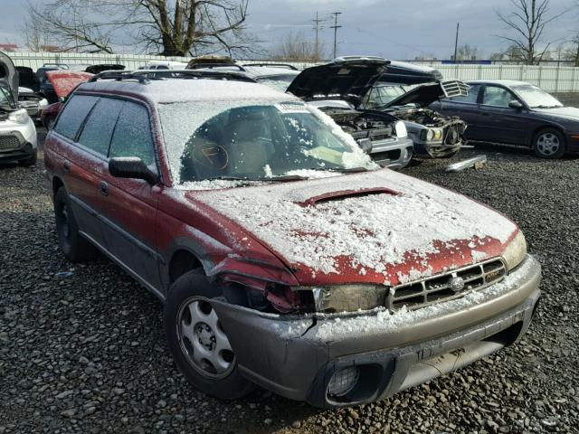 4S3BG6859V7638124 - 1997 SUBARU LEGACY OUT RED photo 1