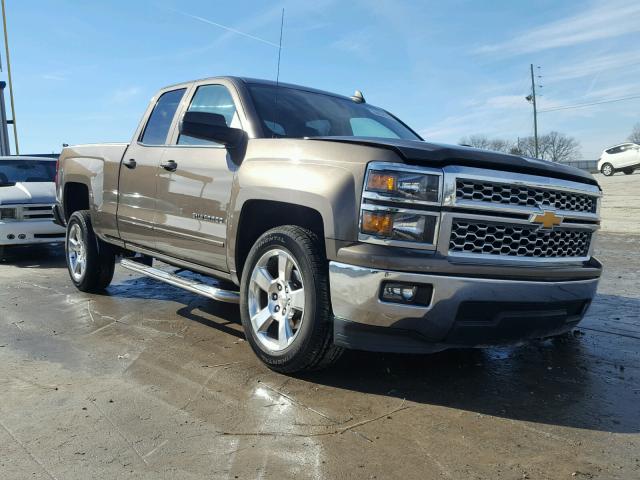 1GCRCREH2FZ306137 - 2015 CHEVROLET SILVERADO BROWN photo 1