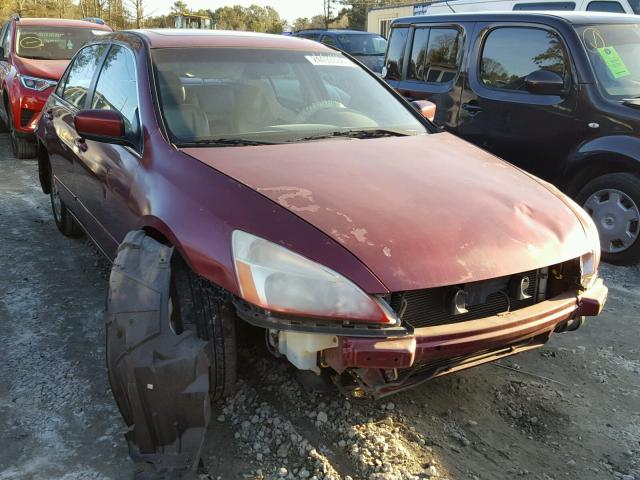 1HGCM66555A026684 - 2005 HONDA ACCORD EX BURGUNDY photo 1