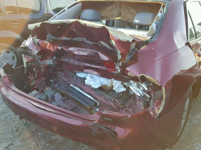 1HGCM66555A026684 - 2005 HONDA ACCORD EX BURGUNDY photo 9