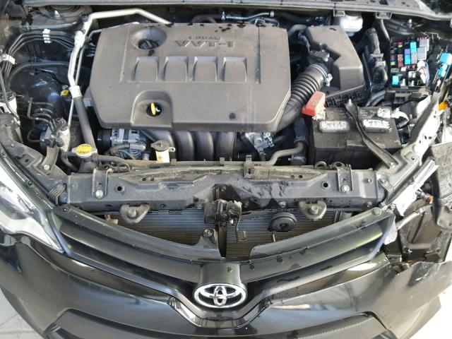 2T1BURHEXEC199010 - 2014 TOYOTA COROLLA L BLACK photo 7