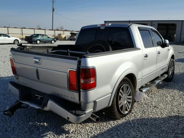 5LTPW16568FJ06707 - 2008 LINCOLN MARK LT SILVER photo 4