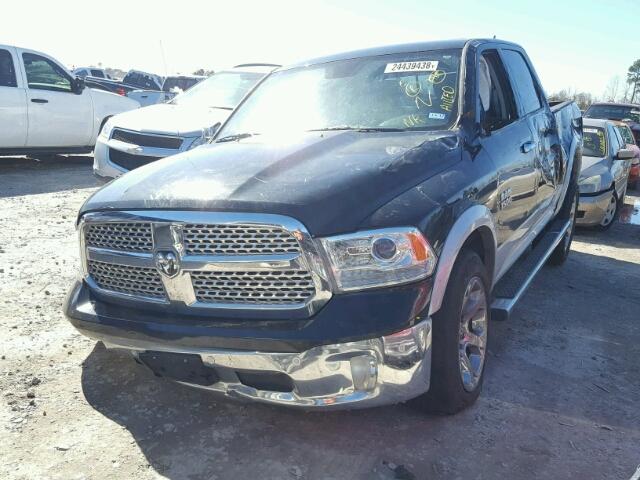 1C6RR6NT1FS770196 - 2015 RAM 1500 LARAM BLACK photo 2