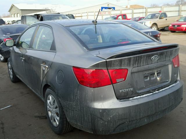 KNAFU4A26C5628428 - 2012 KIA FORTE EX GRAY photo 3