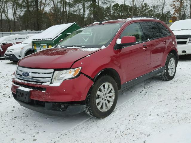 2FMDK49C97BB18892 - 2007 FORD EDGE SEL P RED photo 2