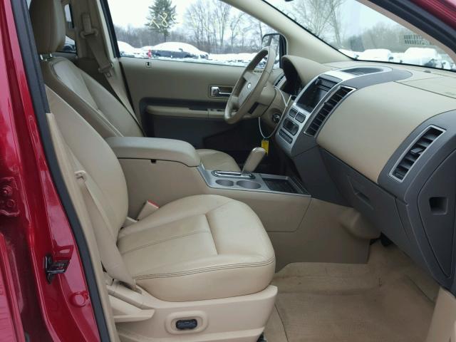 2FMDK49C97BB18892 - 2007 FORD EDGE SEL P RED photo 5