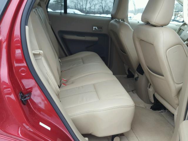 2FMDK49C97BB18892 - 2007 FORD EDGE SEL P RED photo 6