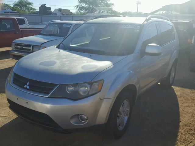 JA4LT21W98Z004942 - 2008 MITSUBISHI OUTLANDER SILVER photo 2