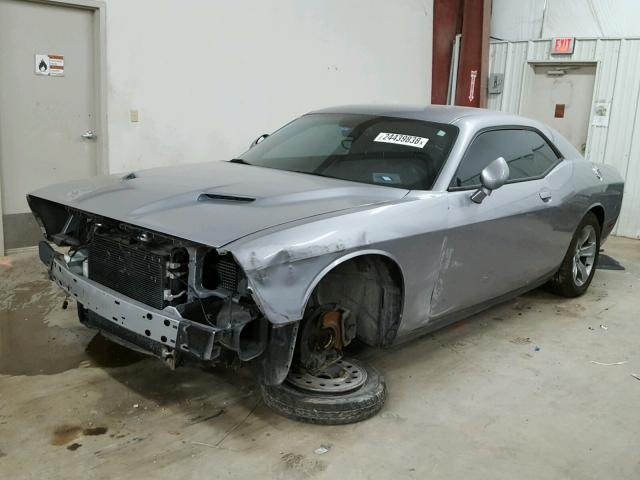 2C3CDZAG0FH703804 - 2015 DODGE CHALLENGER SILVER photo 2