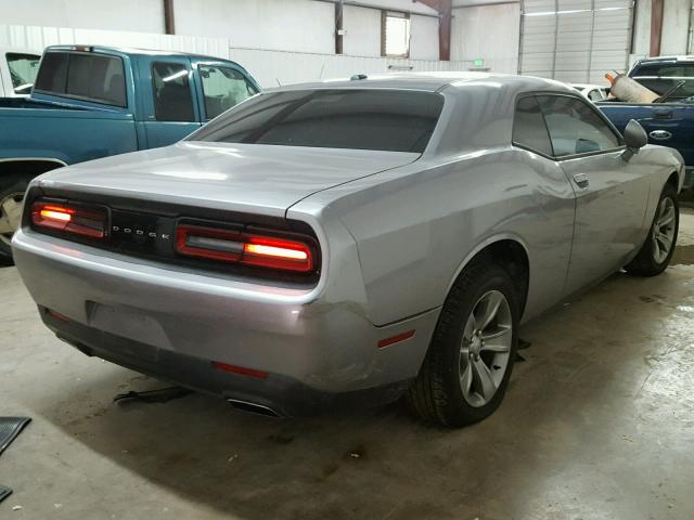 2C3CDZAG0FH703804 - 2015 DODGE CHALLENGER SILVER photo 4