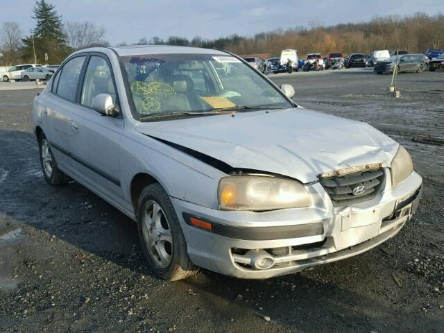 KMHDN46D64U806634 - 2004 HYUNDAI ELANTRA GL SILVER photo 1